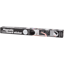 Magnetischer Tafelfolie mit Zubehör – 70 x 45 cm, Schwarz