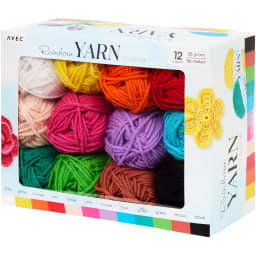 Gekleurde garen polyester – regenboog punniken