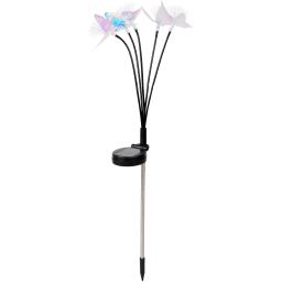 Cnulenzt Lichtsnoer op zonne-energie, voor buiten, 2 stuks, 8 leds, gloeiwormjeslamp, waterdichte lichtketting op zonne-energie, voor tuin, terras, decoratief balkon (warmwit