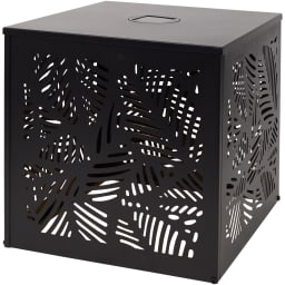 Solar bijzettafel – 37 x 37 x 38 cm, Zwart, Metaal | Action NL