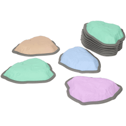 Speelgoed-stapstenen – 22 x 17 x 3,5 cm, 12 stuks | Action NL