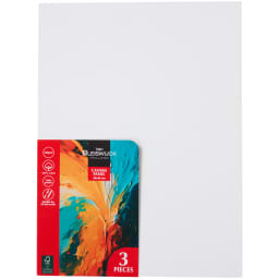 Van Bleiswijck Leinwand-Set – Weiß, 30 x 40 cm, 3 Stück