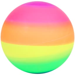 Ballon de plage gonflable en PVC de couleur arc-en-ciel classique de 48 pouces p