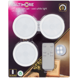 Baltimore druklampen kleur met afstandsbediening – 80 x 32 mm | Action NL (Graag 2x!)