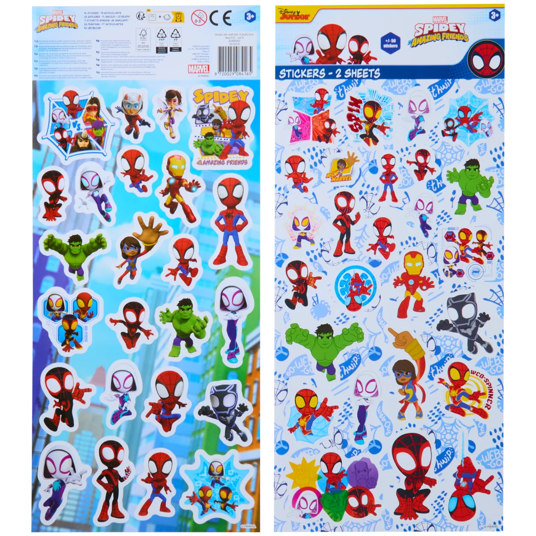 Folhas de autocolantes
