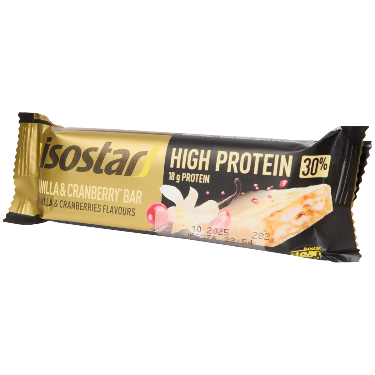 Barre protéinée Isostar Vanille et canneberge