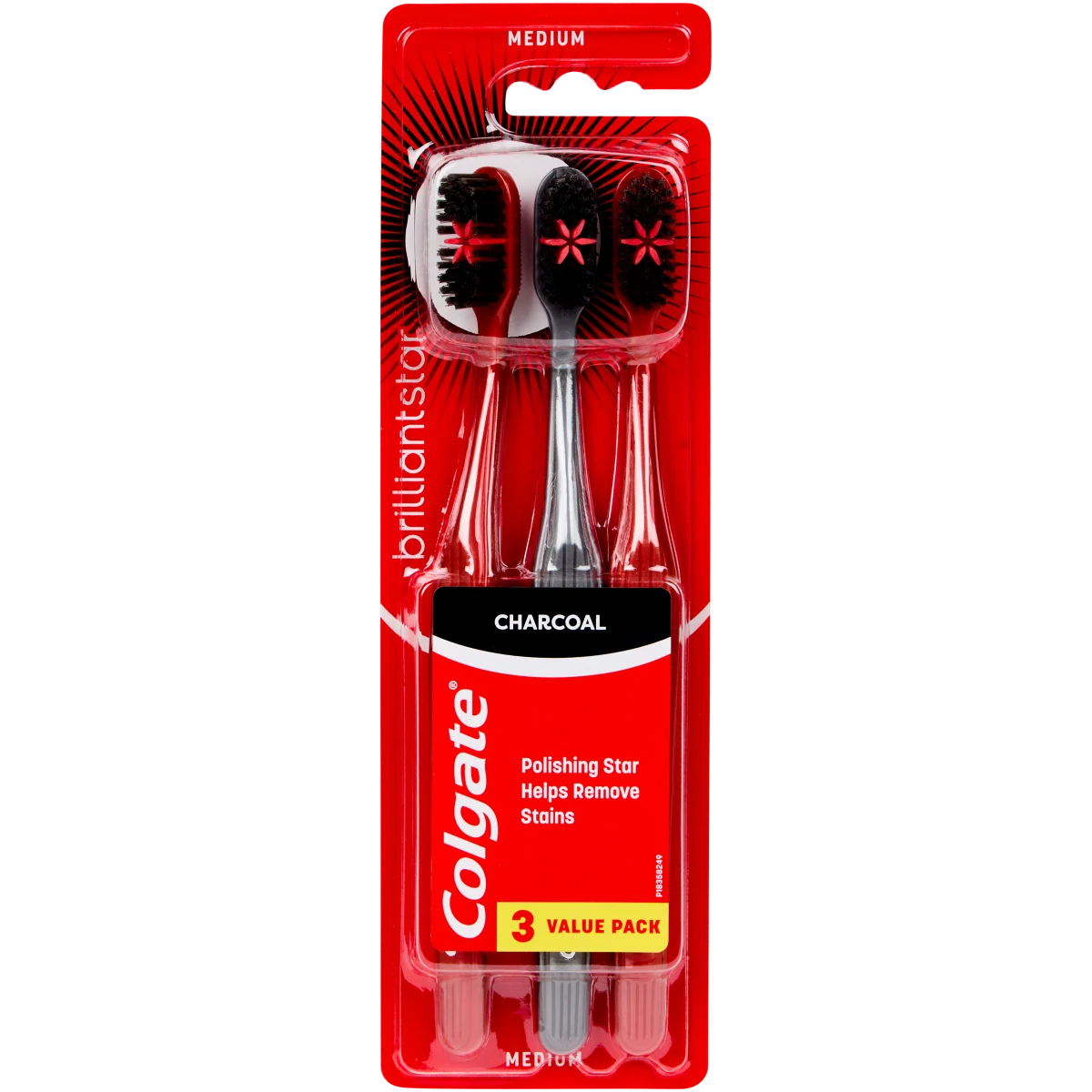 Brosses à dents Colgate Charbon