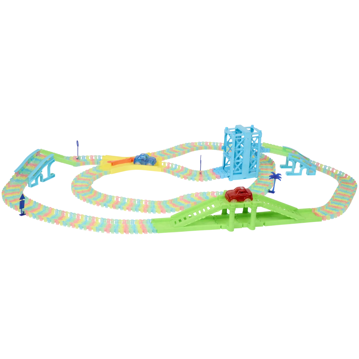 Circuit de course luminescent