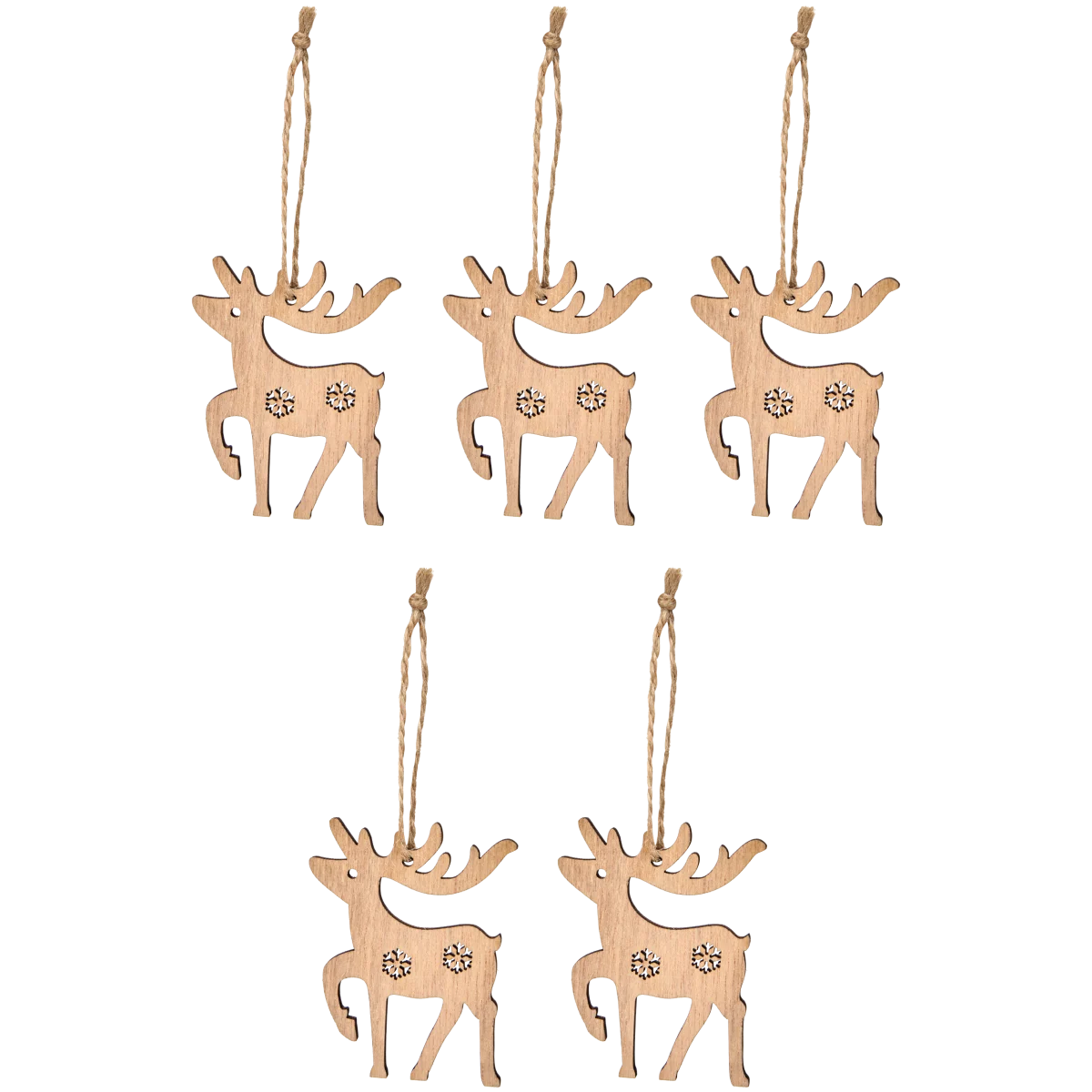 Suspensions de Noël en bois