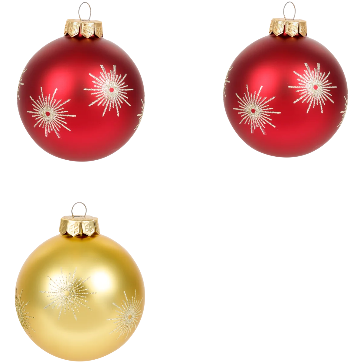Boules de Noël en verre